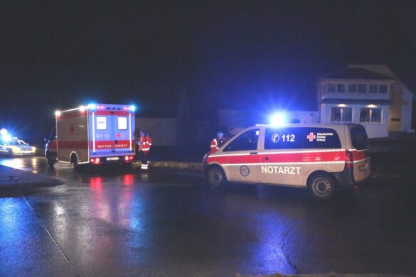 Notarzt und Rettungswagen