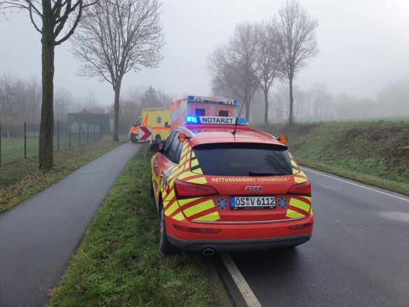 Notarzt und mehrere Rettungswagen