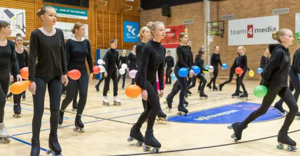 Proben für die Rollschuhgala am 25. und 26. Februar / Foto: Dieter Reinhard Proben für die Rollschuhgala am 25. und 26. Februar / Foto: Dieter Reinhard