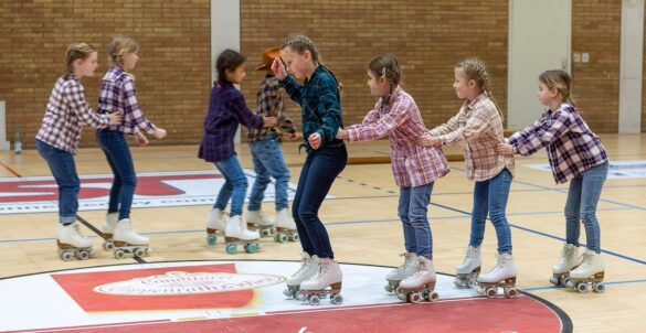 Proben für die Rollschuhgala am 25. und 26. Februar / Foto: Dieter Reinhard Proben für die Rollschuhgala am 25. und 26. Februar / Foto: Dieter Reinhard
