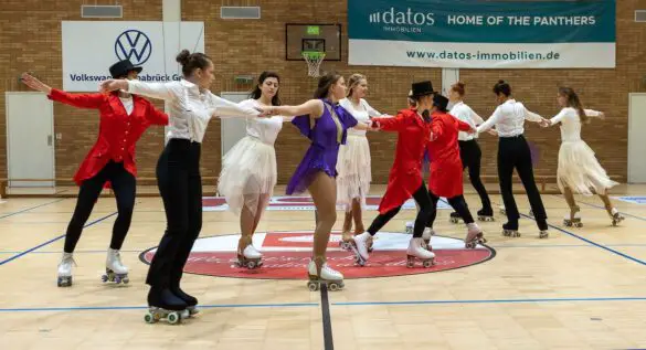 Proben für die Rollschuhgala am 25. und 26. Februar / Foto: Dieter Reinhard Proben für die Rollschuhgala am 25. und 26. Februar / Foto: Dieter Reinhard
