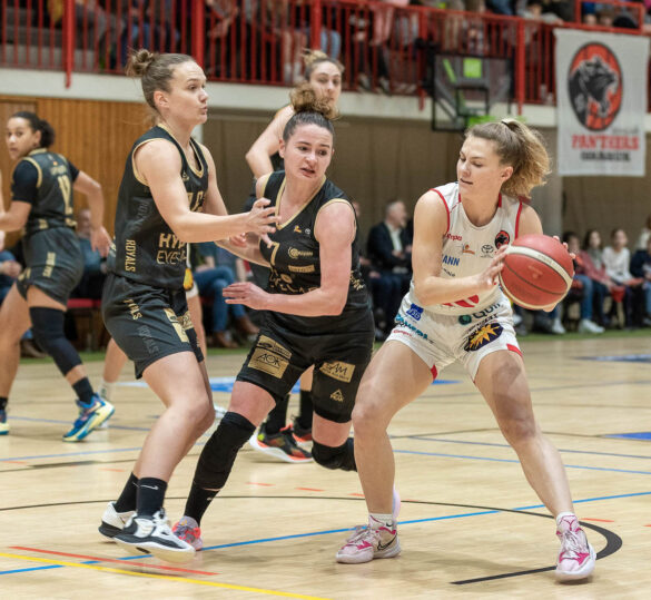 GiroLive-Panthers gewinnen mit 66:61 gegen die Royals aus Saarlouis. / Foto: Dieter Reinhard