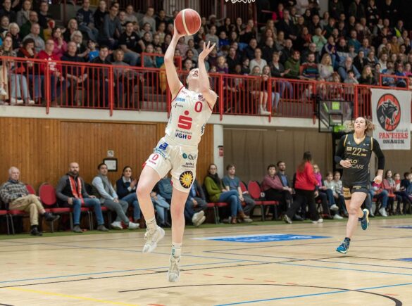 GiroLive-Panthers gewinnen mit 66:61 gegen die Royals aus Saarlouis. / Foto: Dieter Reinhard