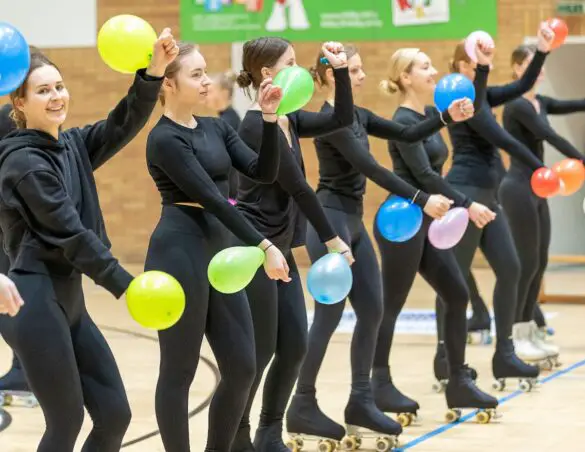 A18I4642 Proben für die Rollschuhgala am 25. und 26. Februar / Foto: Dieter Reinhard