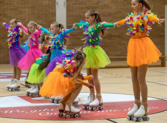 Proben für die Rollschuhgala am 25. und 26. Februar / Foto: Dieter Reinhard Proben für die Rollschuhgala am 25. und 26. Februar / Foto: Dieter Reinhard