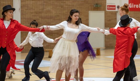 A18I5080 Proben für die Rollschuhgala am 25. und 26. Februar / Foto: Dieter Reinhard