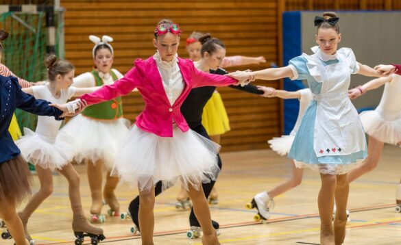 Proben für die Rollschuhgala am 25. und 26. Februar / Foto: Dieter Reinhard Proben für die Rollschuhgala am 25. und 26. Februar / Foto: Dieter Reinhard