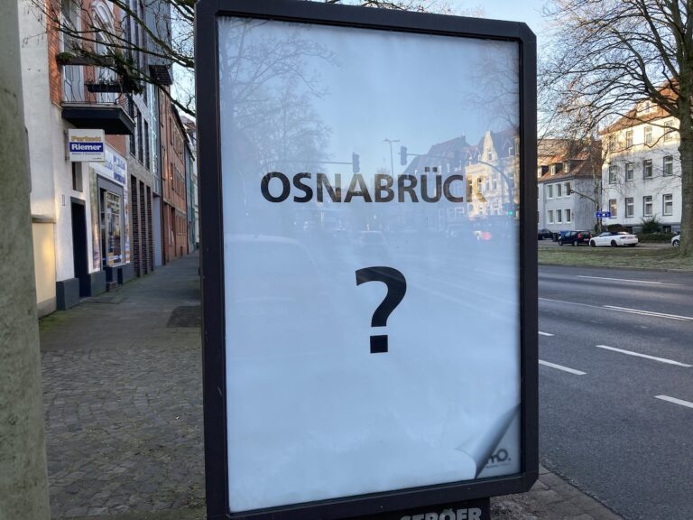 Das weiße Blatt füllen: Was macht Osnabrück aus? / Foto: Schulte