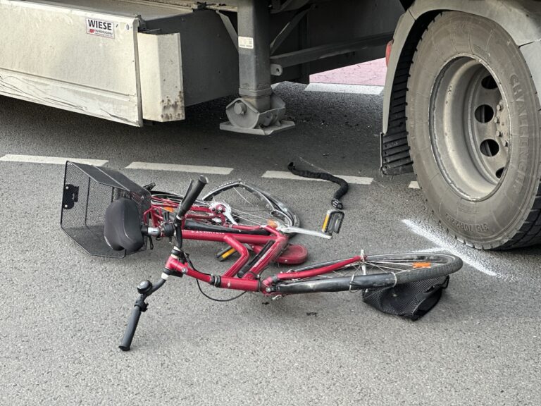 Schwerer Fahrradunfall in Osnabrück Hafen