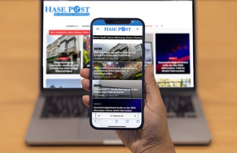 Hasepost.de - Desktop und Mobil