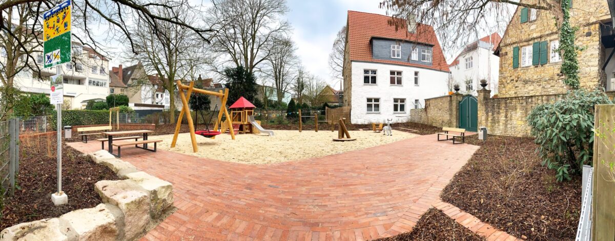 Der neue Osnabrücker Altstadt-Kinderspielplatz / Foto: OSB