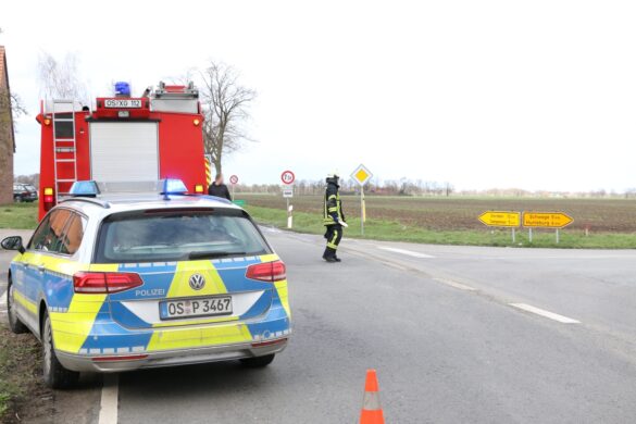 PKW-Zusammenstoß an Unfallschwerpunkt in Ostercappeln