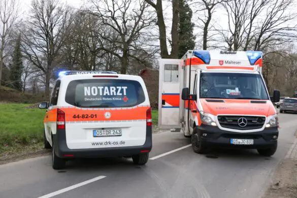 PKW-Zusammenstoß an Unfallschwerpunkt in Ostercappeln