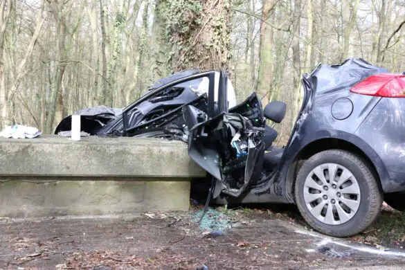 PKW kracht vor Baum, Autofahrer in Belm lebensgefährlich verletzt PKW kracht vor Baum, Autofahrer in Belm lebensgefährlich verletzt