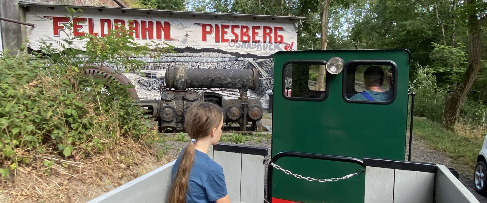 Zwischen April und Oktober fährt die Feldbahn am Piesberg an jedem 1. und 3. Sonntag im Monat. / Foto: Cornelia Saure