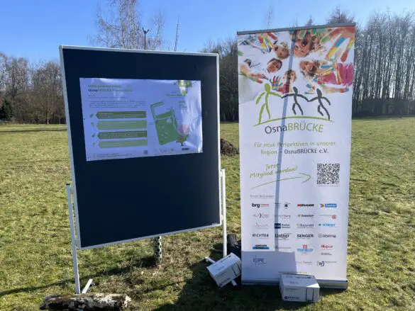 Informationsstand. / Foto: Hirsch