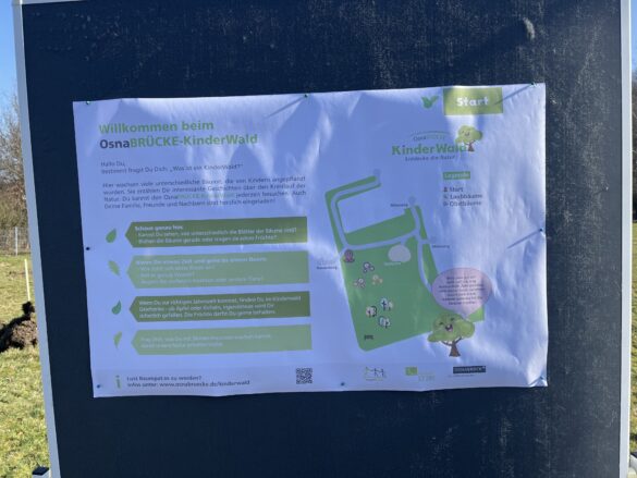 OsnaBRÜCKE pflanzt mit 40 Kindern einen Wald in Voxtrup