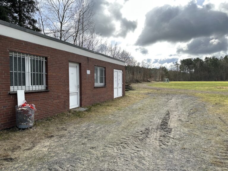 Sportplatz an der Schützenhalle in Bramsche Pente. / Foto: Pohlmann