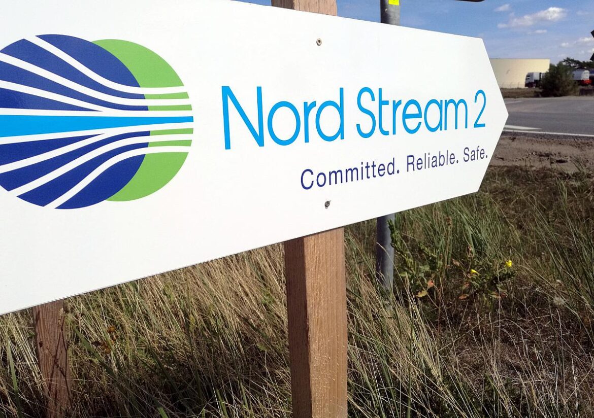 Nord-Stream 2 Schild