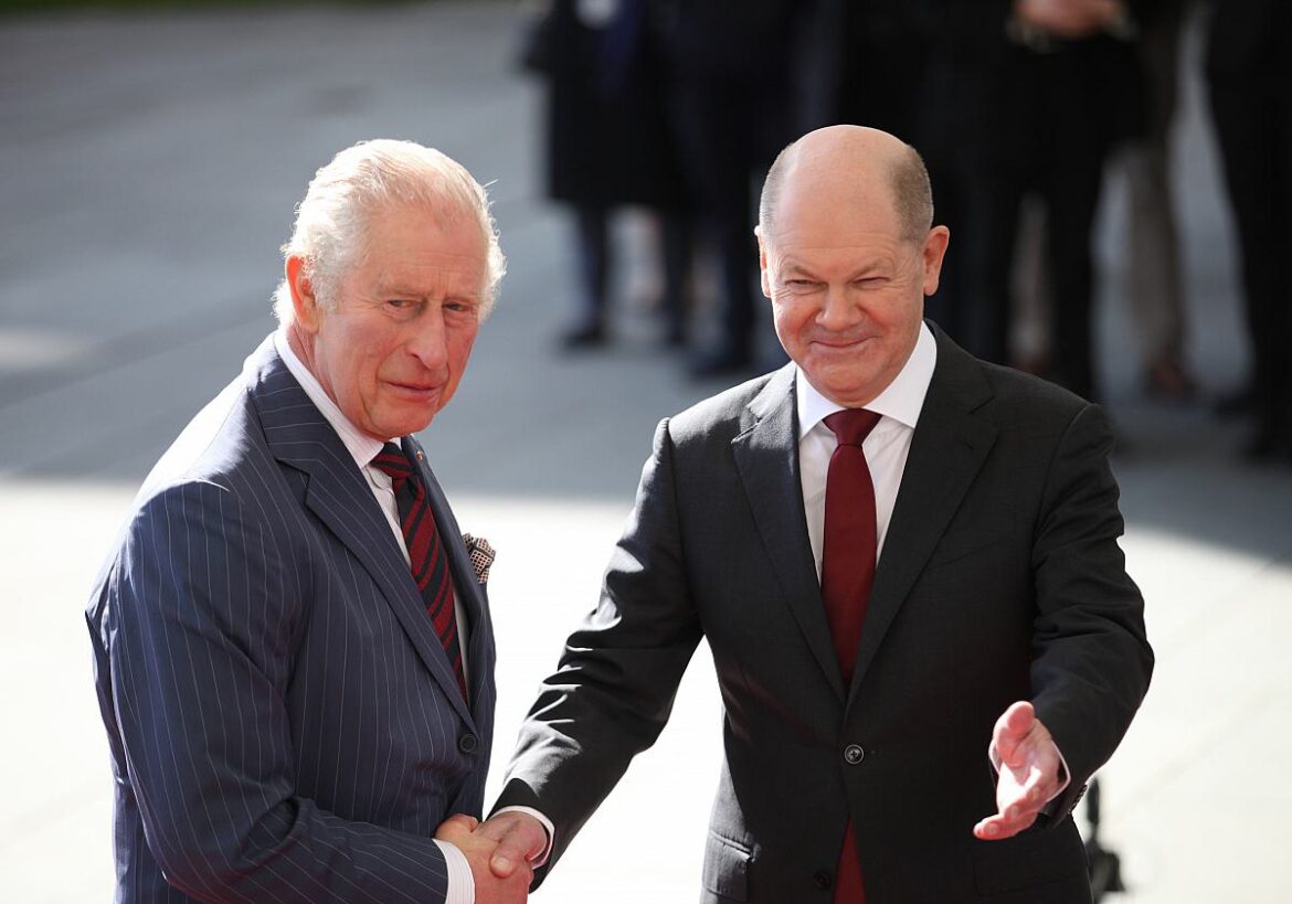 Charles von Scholz im Kanzleramt empfangen