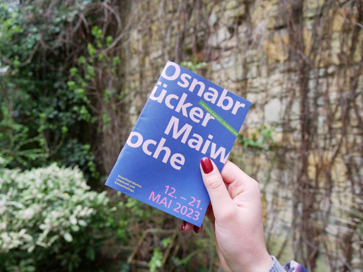 Programmheft der Maiwoche Osnabrück / Foto: Schulte