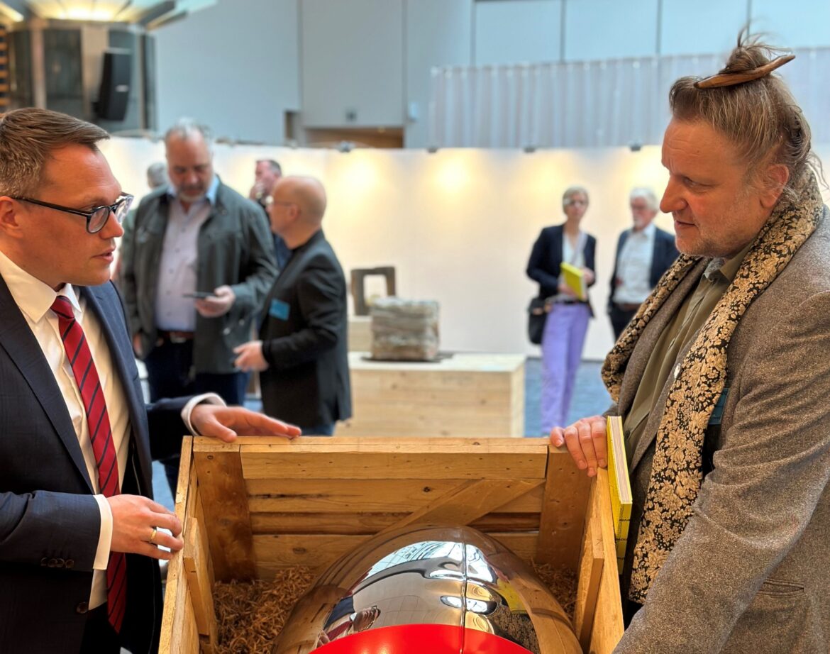 Tiemo Wölken (links) und Volker-Johannes Trieb. / Foto: Marieke Erlenstedt