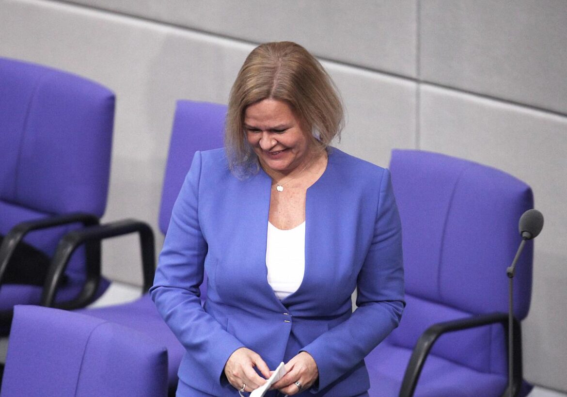 Faeser kritisiert Dominanz von Männern in Sportverbänden