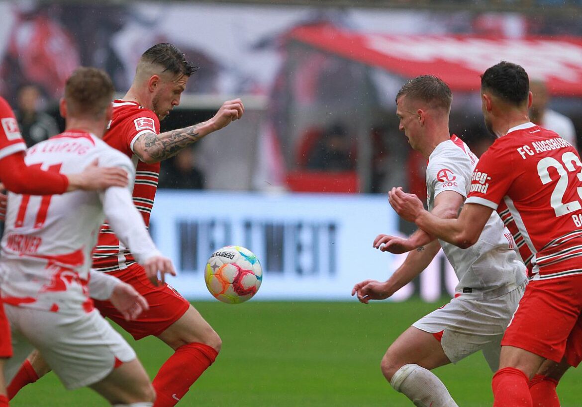 1. Bundesliga: Leipzig gewinnt gegen Augsburg