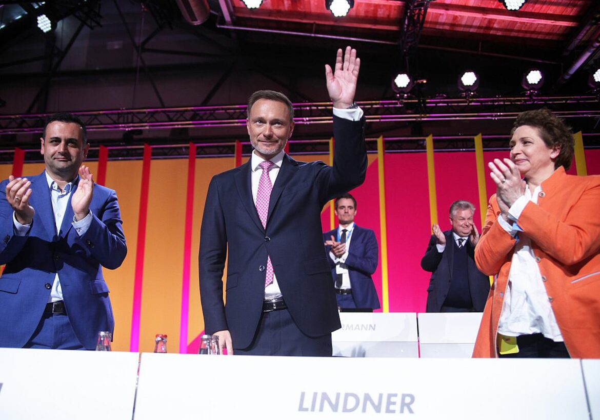 Lindner mit 88 Prozent als FDP-Chef wiedergewählt