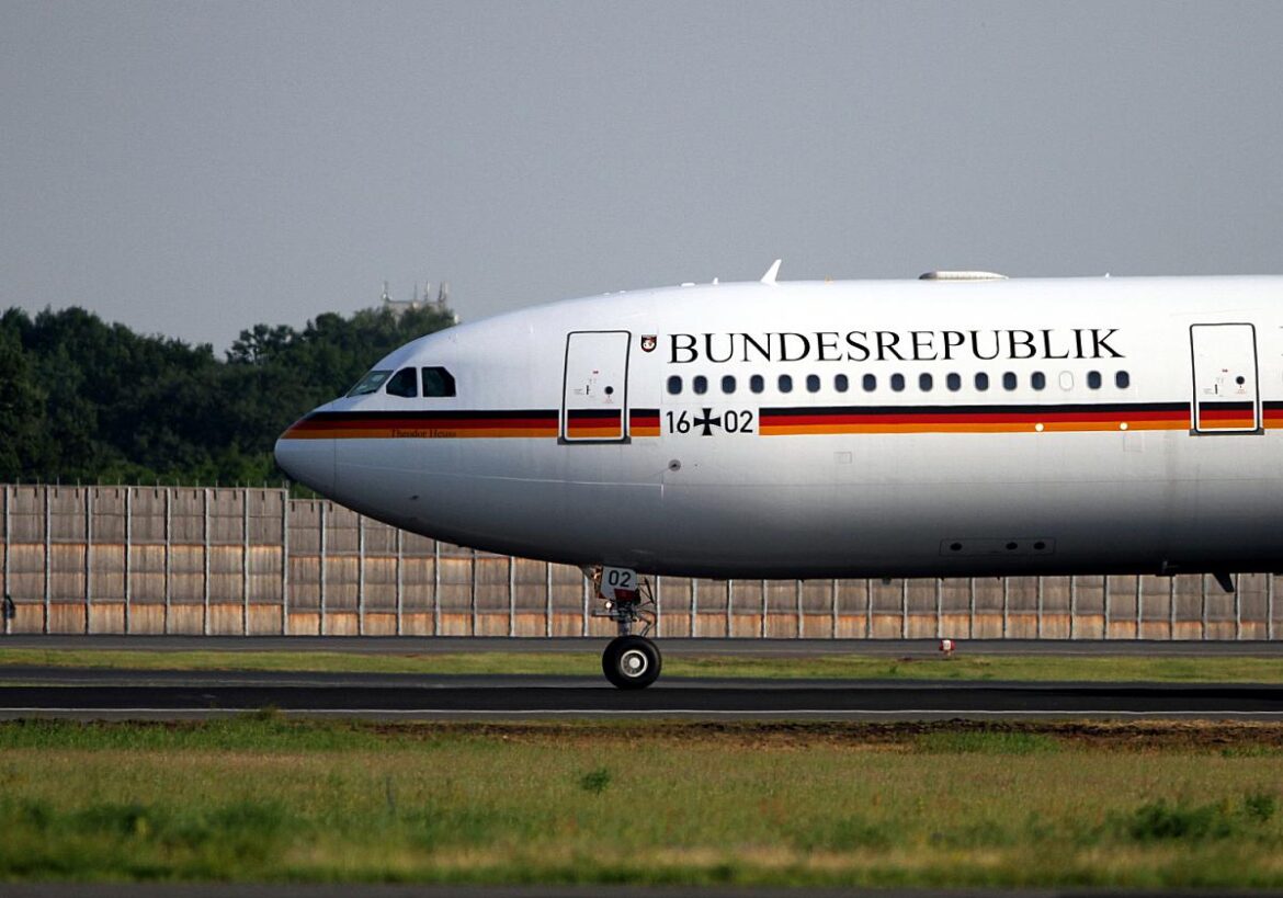 Flugzeug der Flugbereitschaft der Bundeswehr