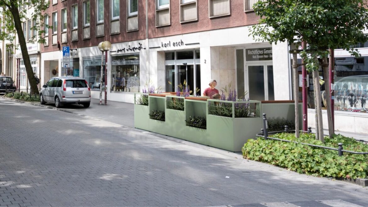 Visualisierung der Mobilen Stadtgärten. / © Stadt Osnabrück