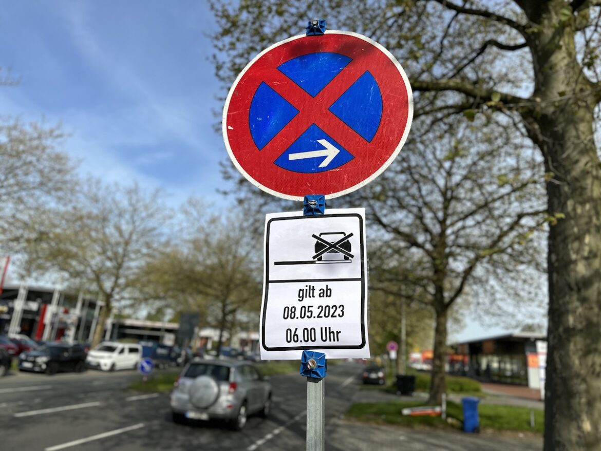Parkverbot an der Pagenstecherstraße