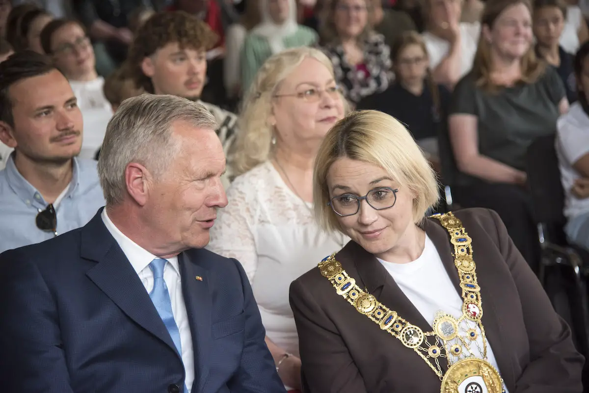 Bundespräsident a.D. Christian Wulff und Oberbürgermeisterin Katharina Pötter / Foto: Uwe Lewandowski
