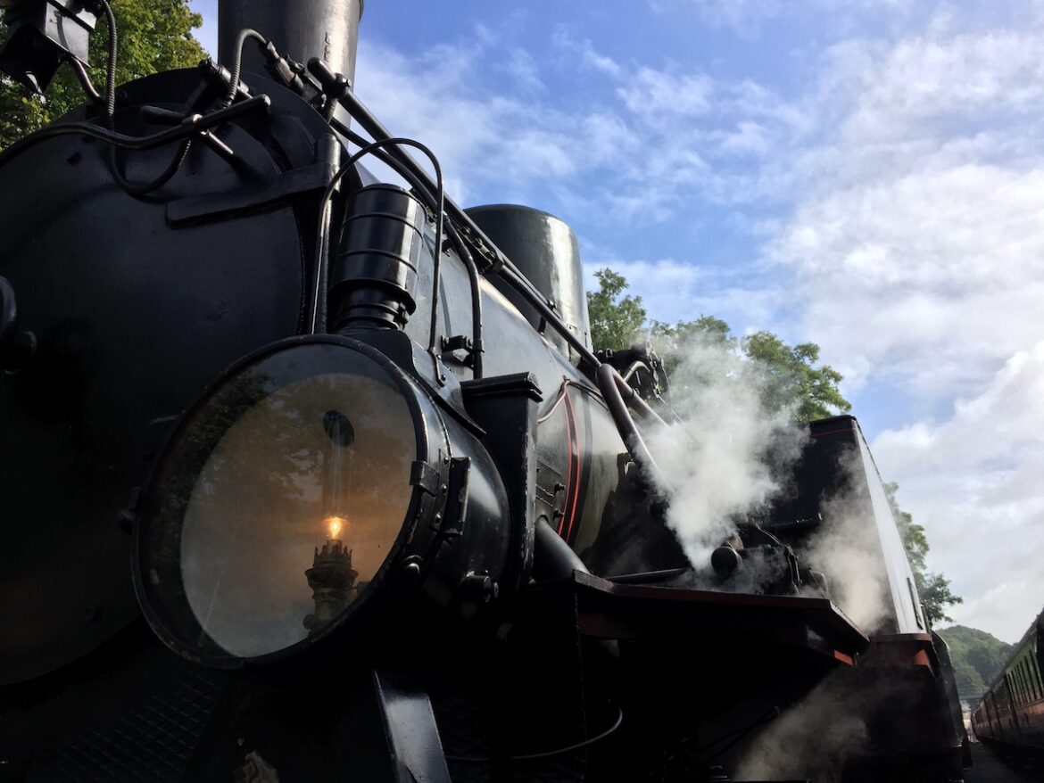Dampflok beim Anheizertag am Piesberg