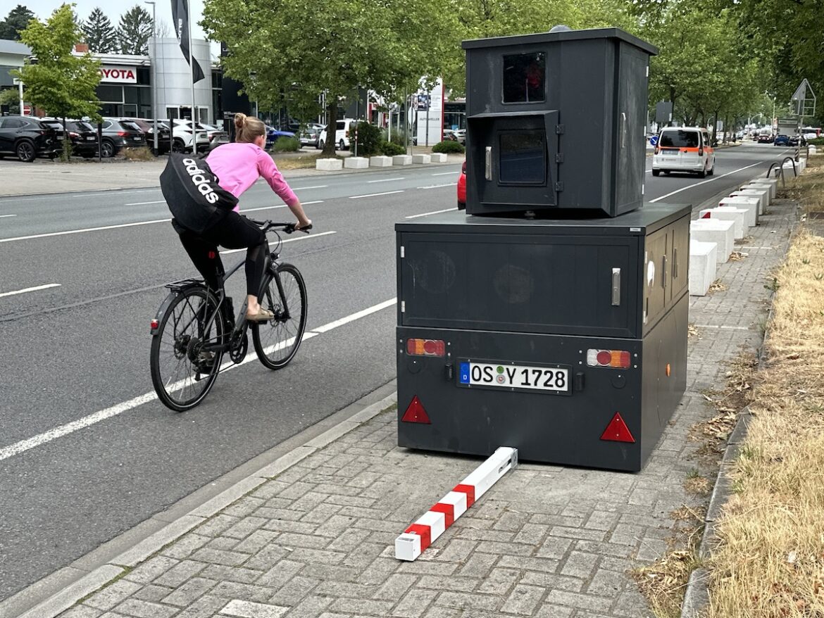 Blitzer an der Pagenstecherstraße in Osnabrück