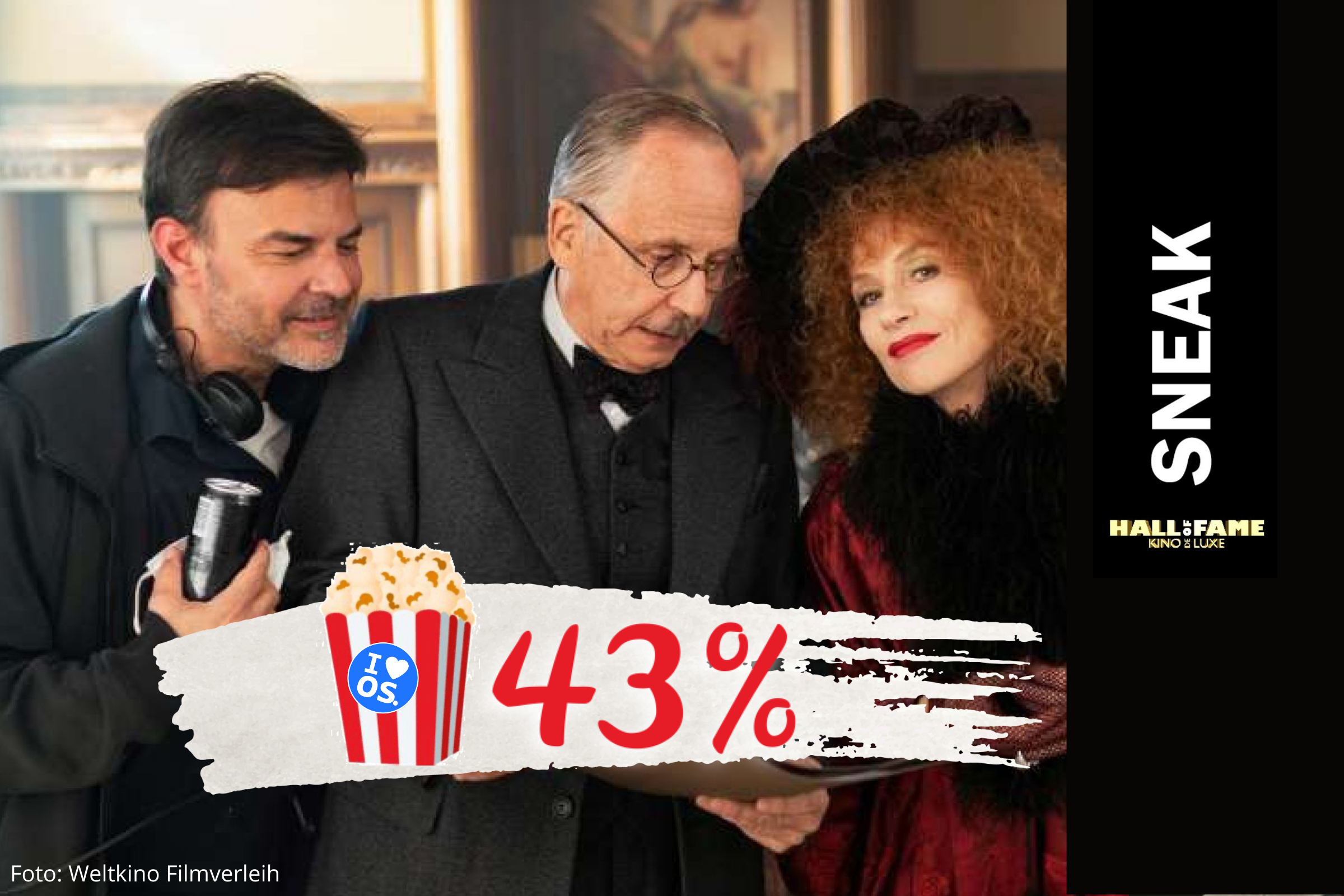 In der Sneak zeigte die Hall of Fame "Mein fabelhaftes Verbrechen". / Foto: Weltkino Verleih