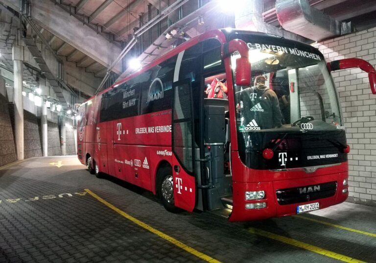 Bus des FC Bayern München