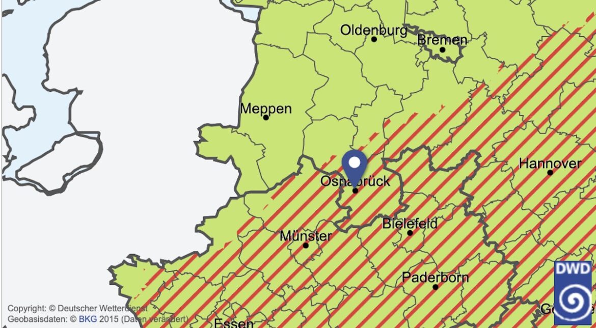 Screenshot DWD.de 22. Juni 2023