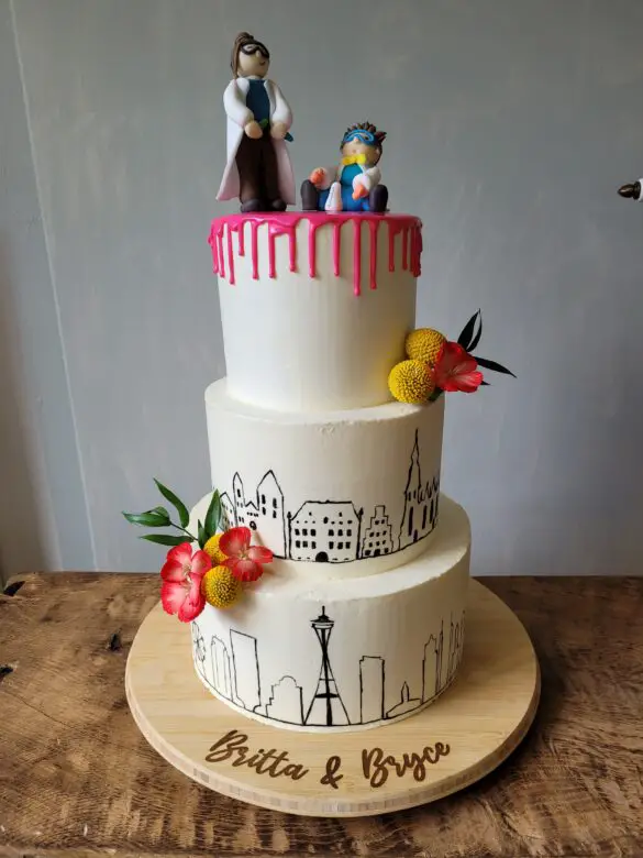 ... oder mit Heimatbezug - die Konditormeisterin fertig individuelle Torten. / Foto: Bächstädt