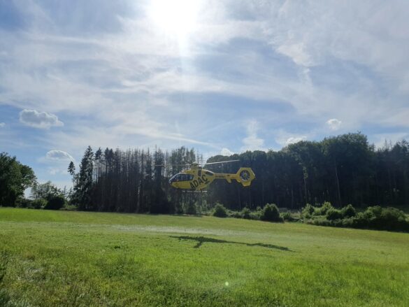 Motorradfahrer in Melle von Kleintransporter erfasst und schwer verletzt