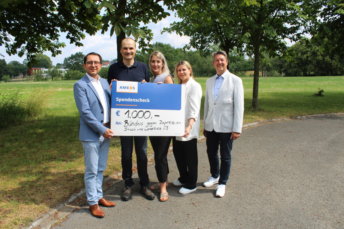 v.l. Dr. Osman Mersinli, Stefan Kauffeld, Lone Aaroe, Marina Wawilkin, Prof. Bernhard Croissant. / Foto: Verena Mack