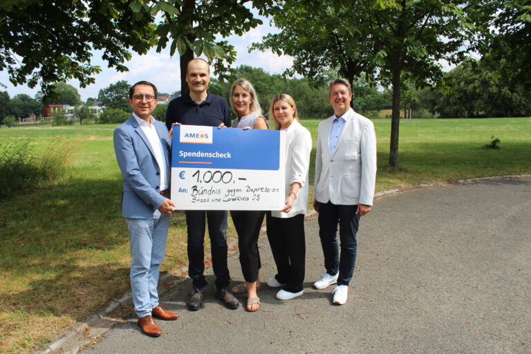 v.l. Dr. Osman Mersinli, Stefan Kauffeld, Lone Aaroe, Marina Wawilkin, Prof. Bernhard Croissant. / Foto: Verena Mack
