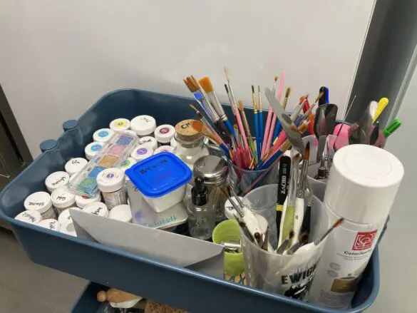 Fast wie in einem Atelier sieht es in Bächstädts Backstube aus. / Foto: Schulte