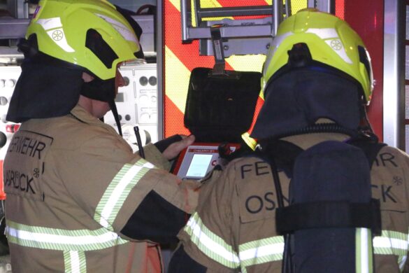 Brand in Treppenhaus, Rauch in Wohnungen am Westerberg