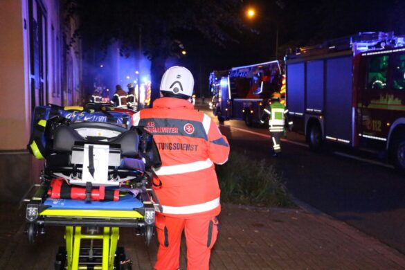 Brand in Treppenhaus, Rauch in Wohnungen am Westerberg