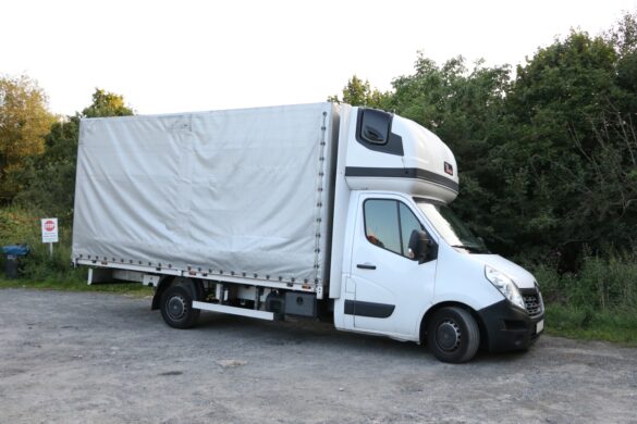 Transporter, der den Unfall verursachte