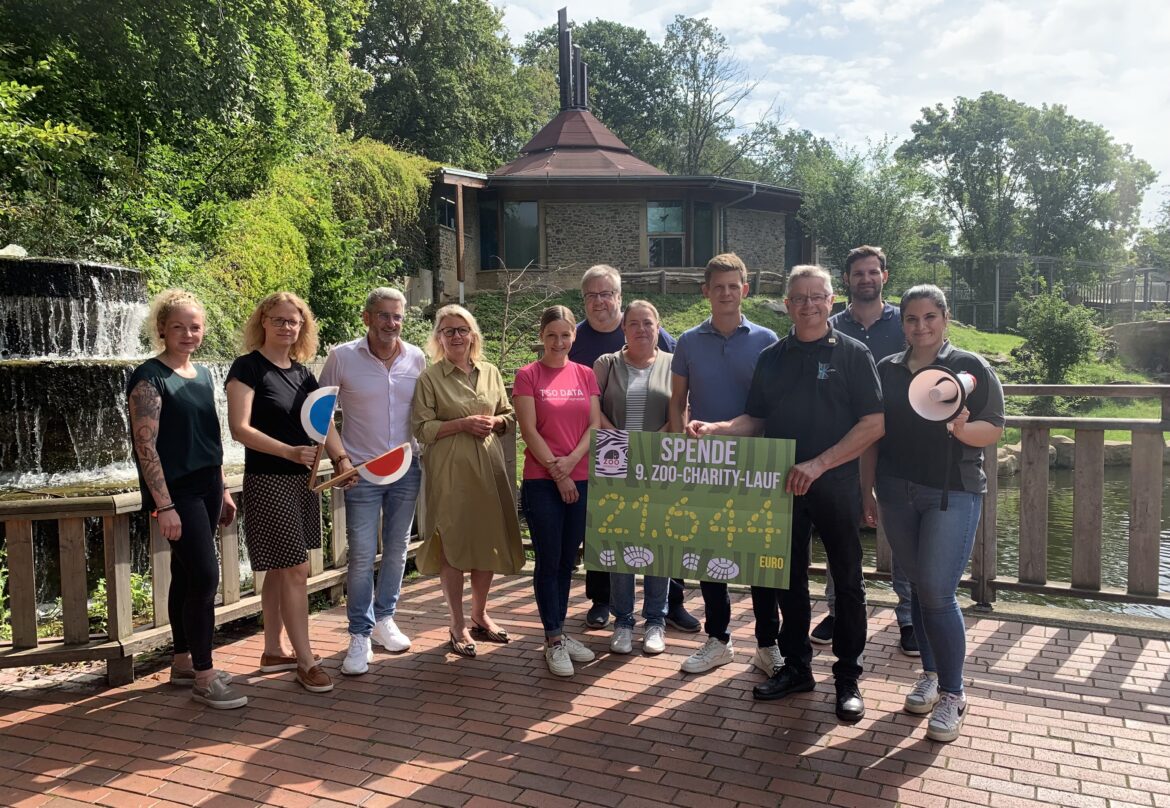 Dank zahlreicher Sponsoren konnte ein Spendenrekord präsentiert werden. / Foto: Guss