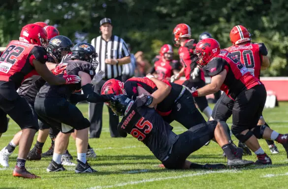 Osnabrück Tigers gegen Hannover Stampeders. / Foto: Dieter Reinhard