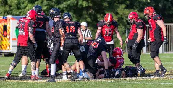 Osnabrück Tigers gegen Hannover Stampeders. / Foto: Dieter Reinhard