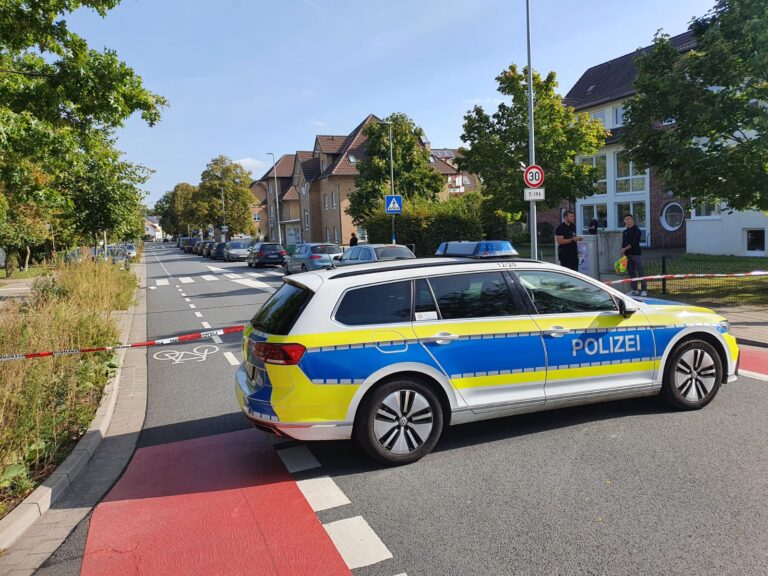 Absperrung der Knollstraße / Foto: Westermann